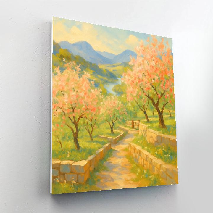 Sunlit Terraces Of The Highland Orchard Paint by numbers kits