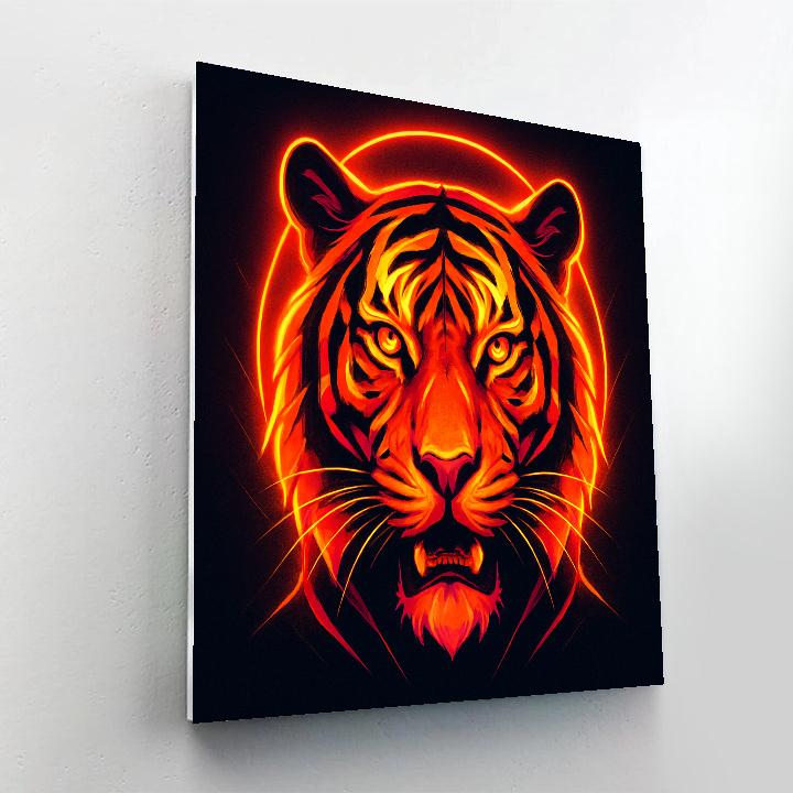 Solar Flare Tiger Monarch paint by number