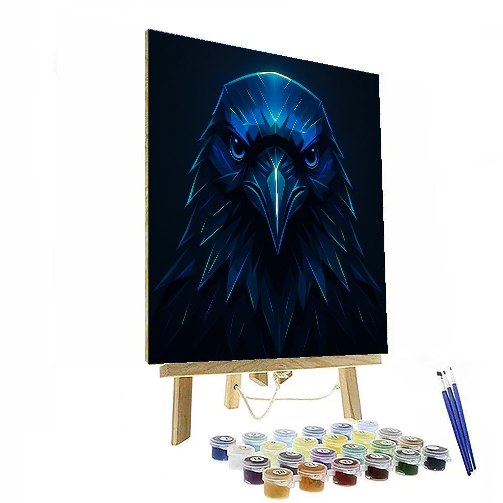 Voltage Raven Night Oracle Paint by numbers art