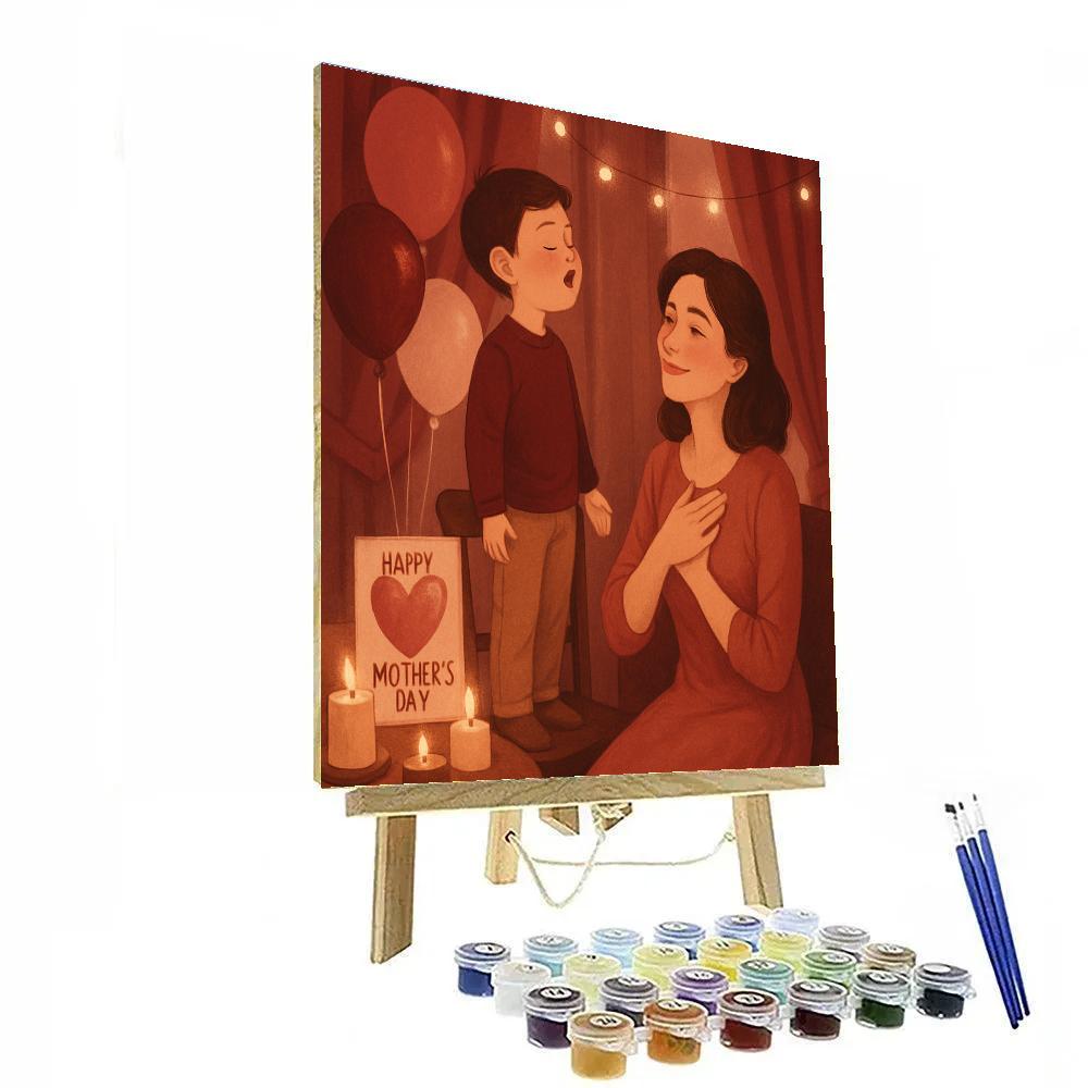 Concert Of Claps For Mom painting number kit