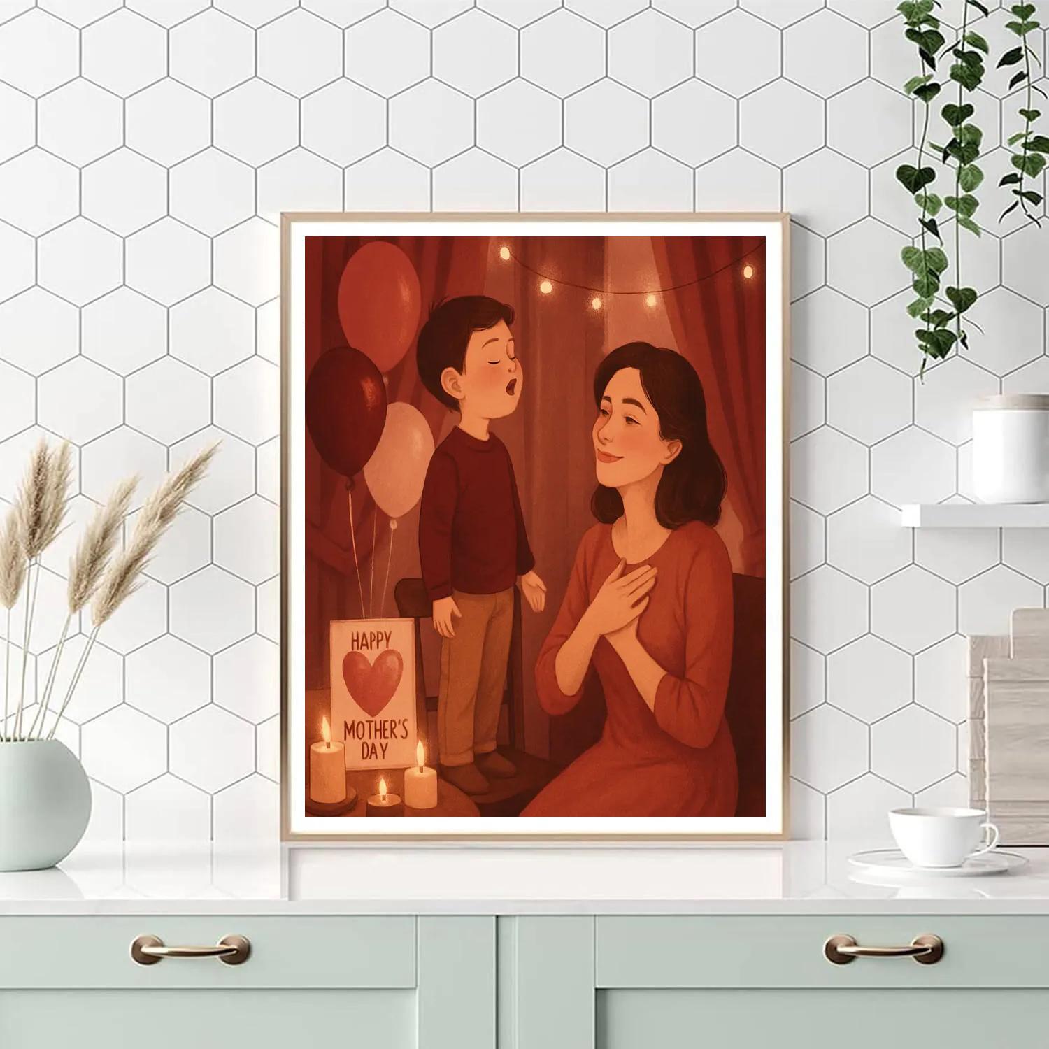 Concert Of Claps For Mom painting number kit