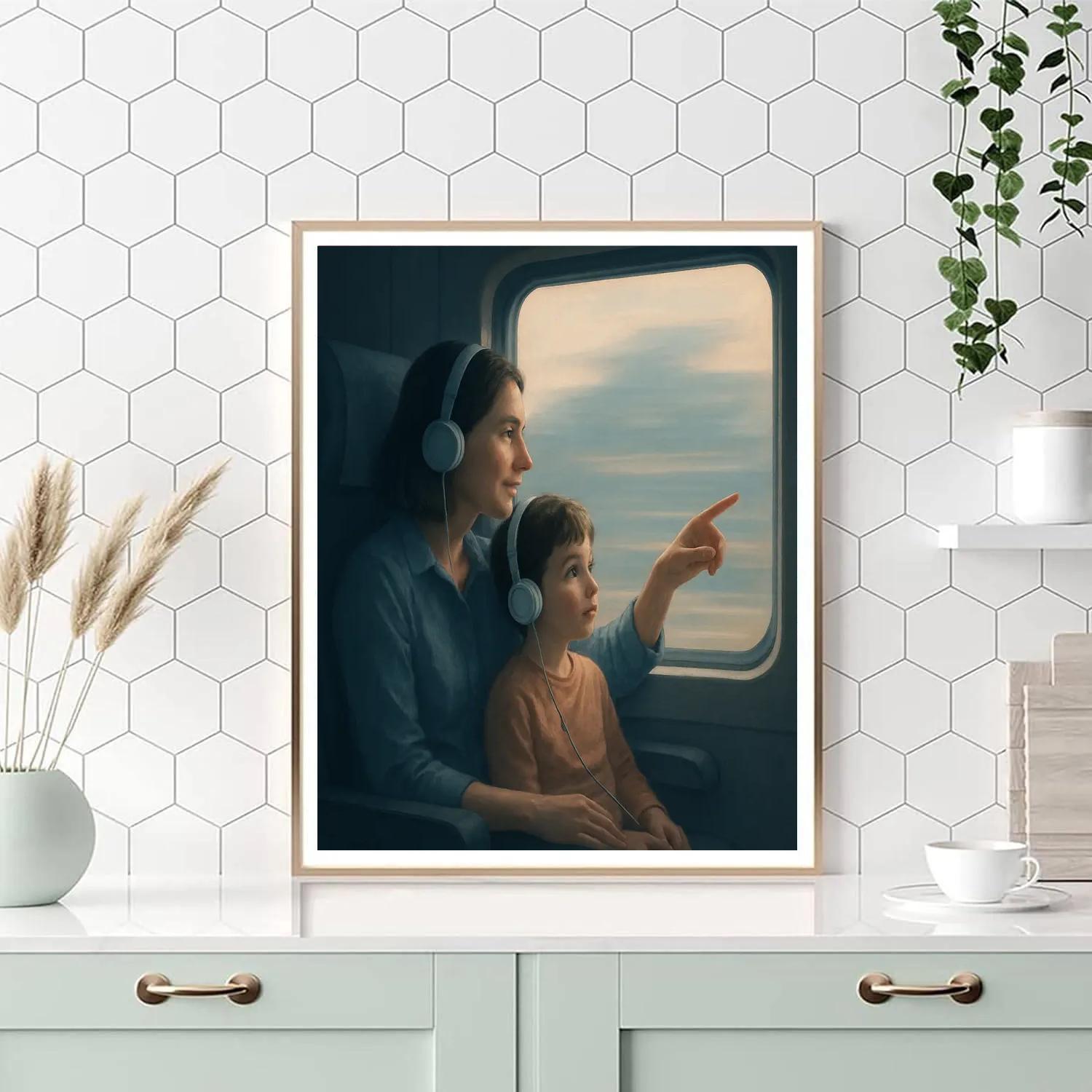 Train Window Stories With Mom DIY paint by numbers