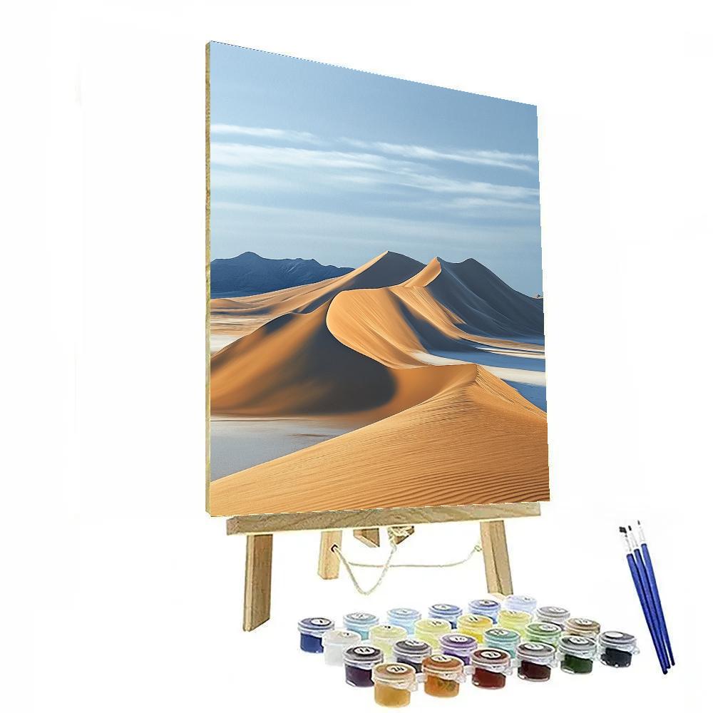 Michelangelo Inspired Vintage Car Duneforms paint by number