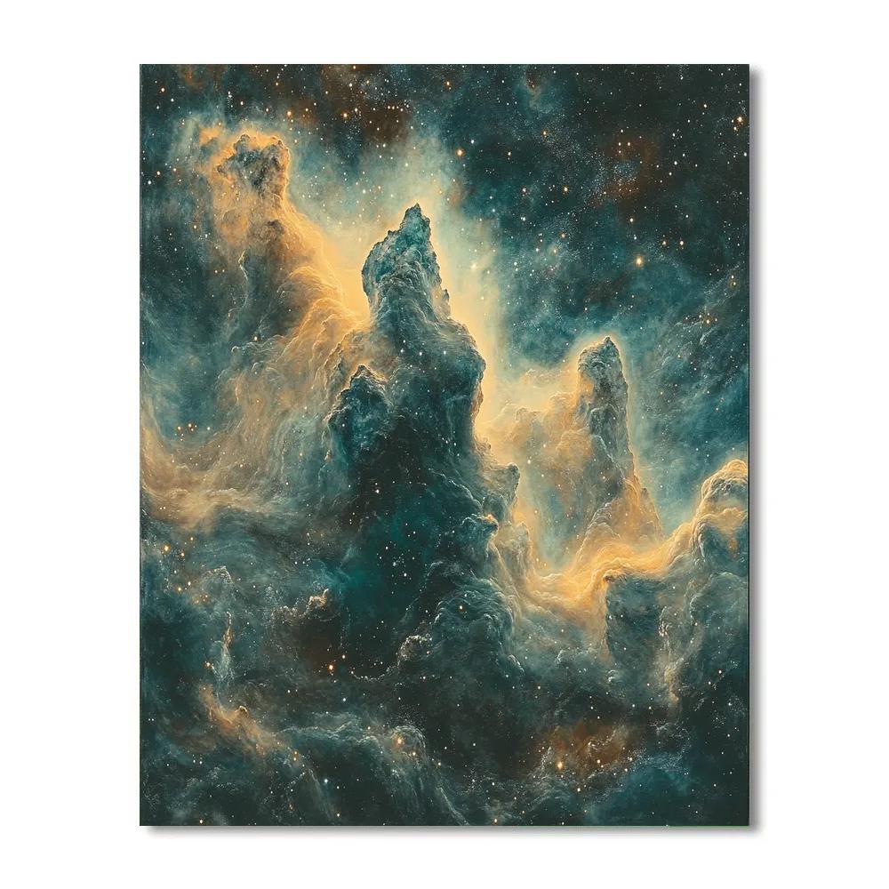 Michelangelo Inspired Nebula Reef Of Orion Numbered painting kits