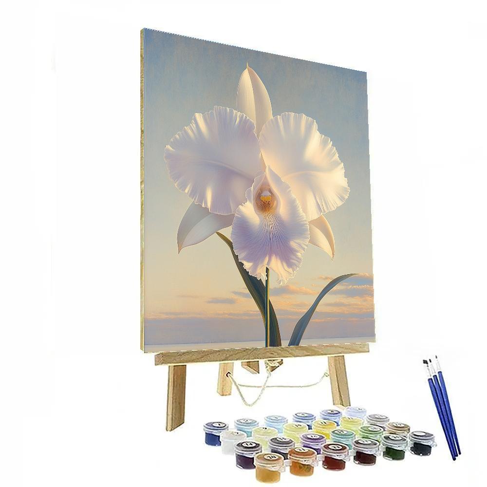 Caravaggio Inspired Eclipse Orchid Reliquary paint by numbers