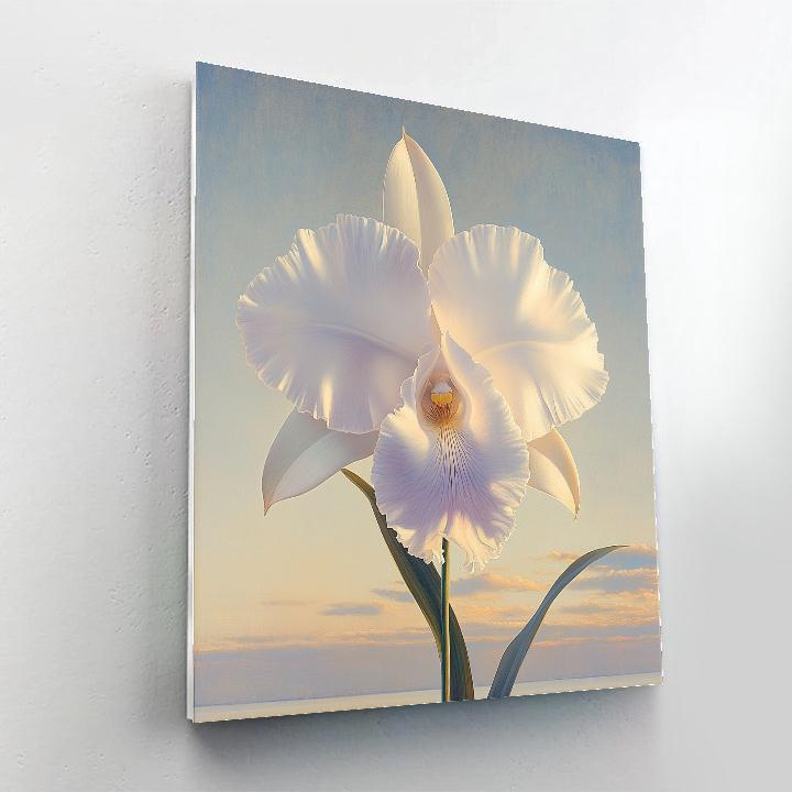 Caravaggio Inspired Eclipse Orchid Reliquary paint by numbers