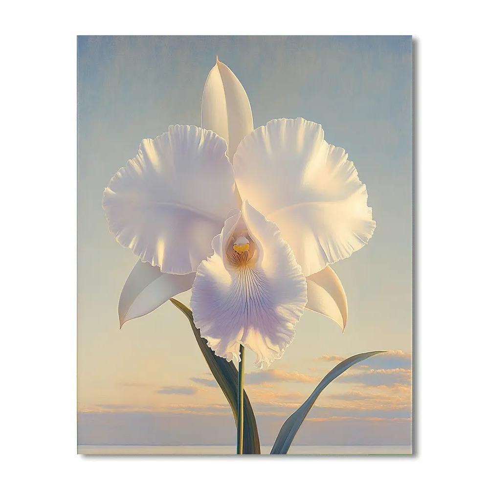 Caravaggio Inspired Eclipse Orchid Reliquary paint by numbers