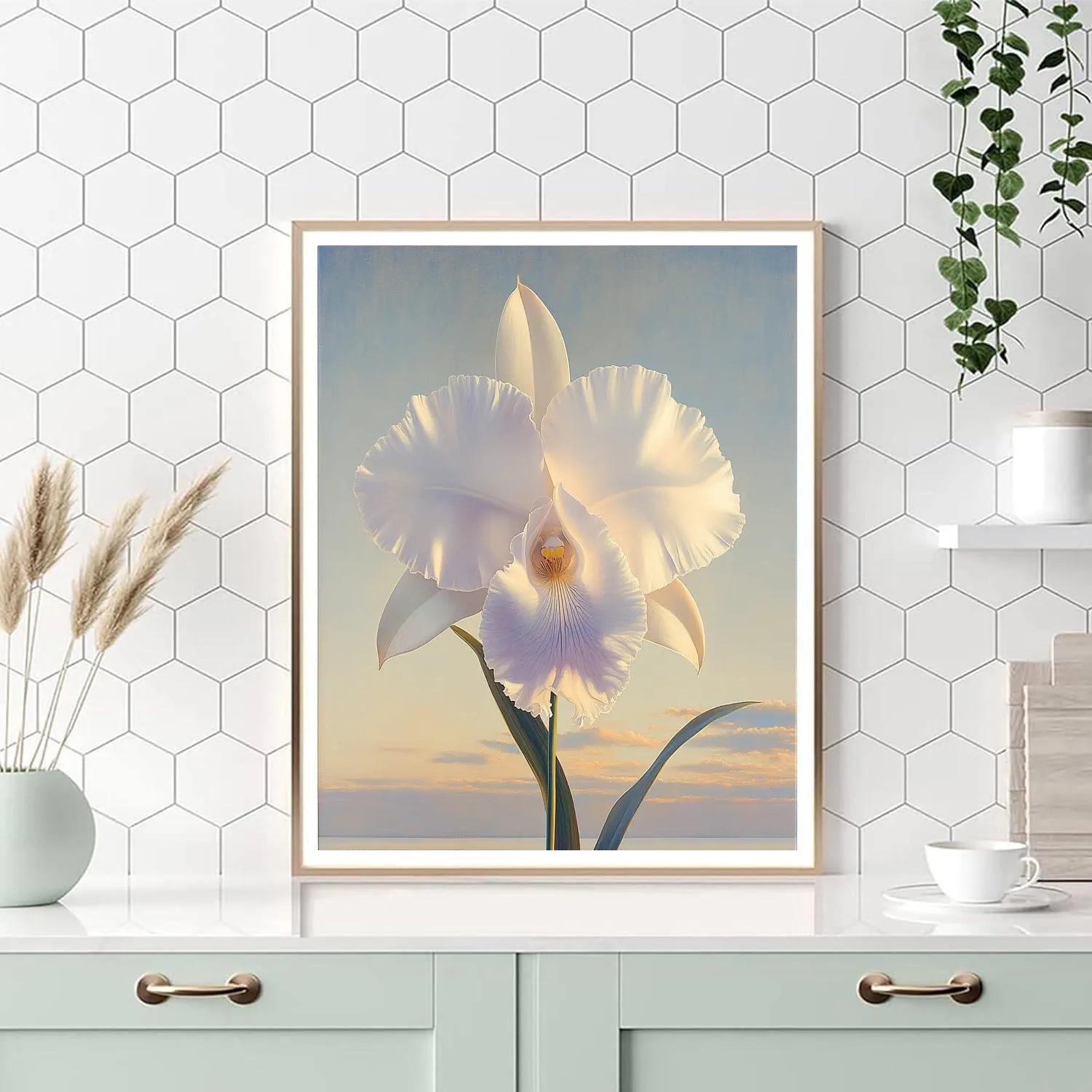 Caravaggio Inspired Eclipse Orchid Reliquary paint by numbers