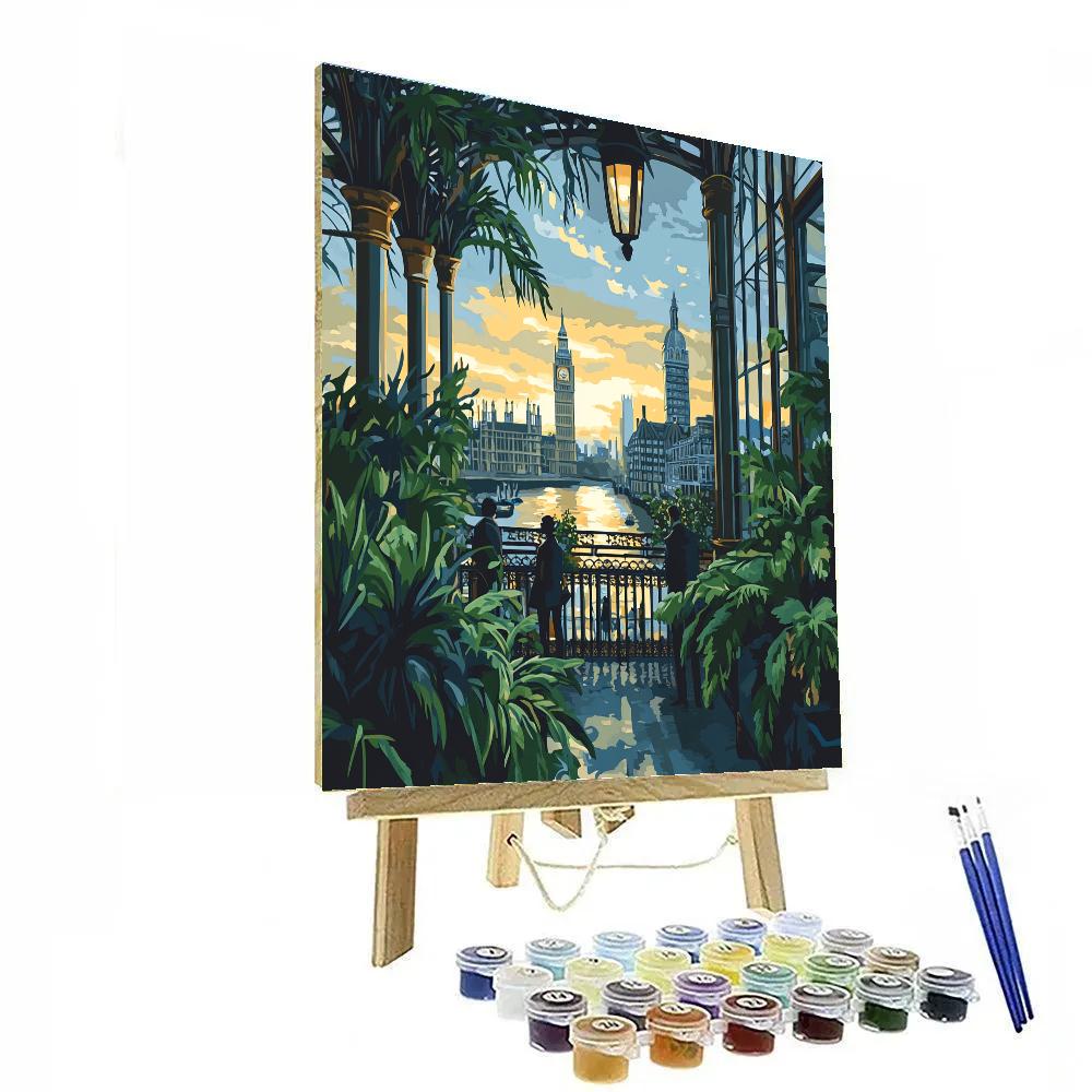 Skyline View From Sky Garden London United Kingdom Number painting