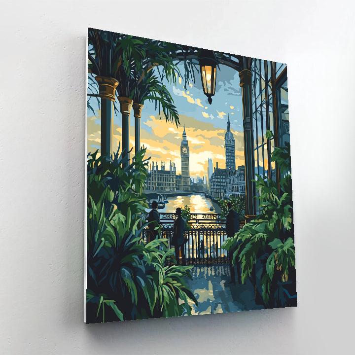 Skyline View From Sky Garden London United Kingdom Number painting