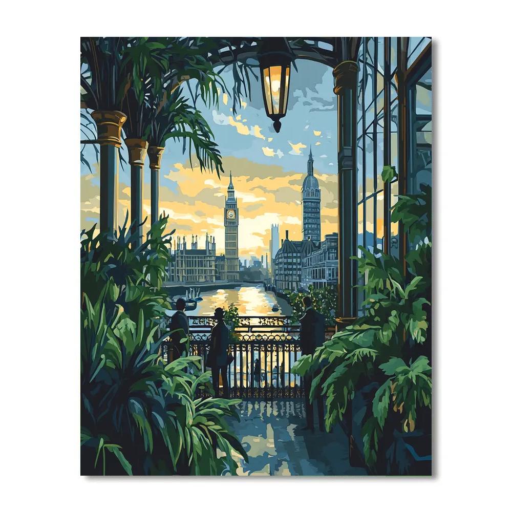 Skyline View From Sky Garden London United Kingdom Number painting