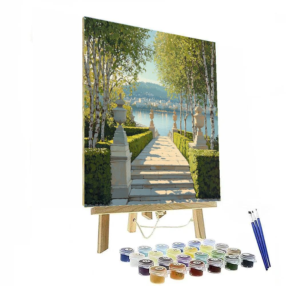 Millesgarden Sculpture Park Stockholm Sweden paint by number