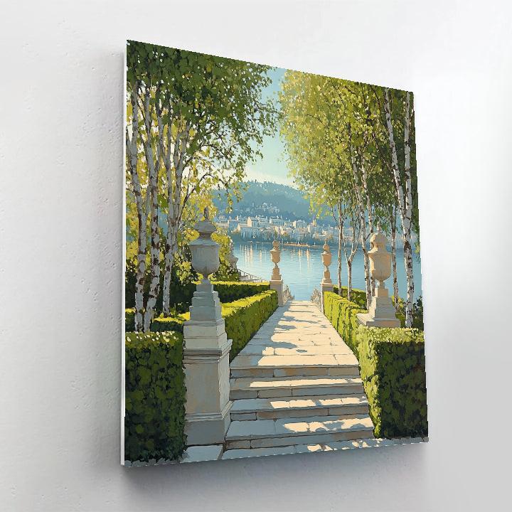 Millesgarden Sculpture Park Stockholm Sweden paint by number