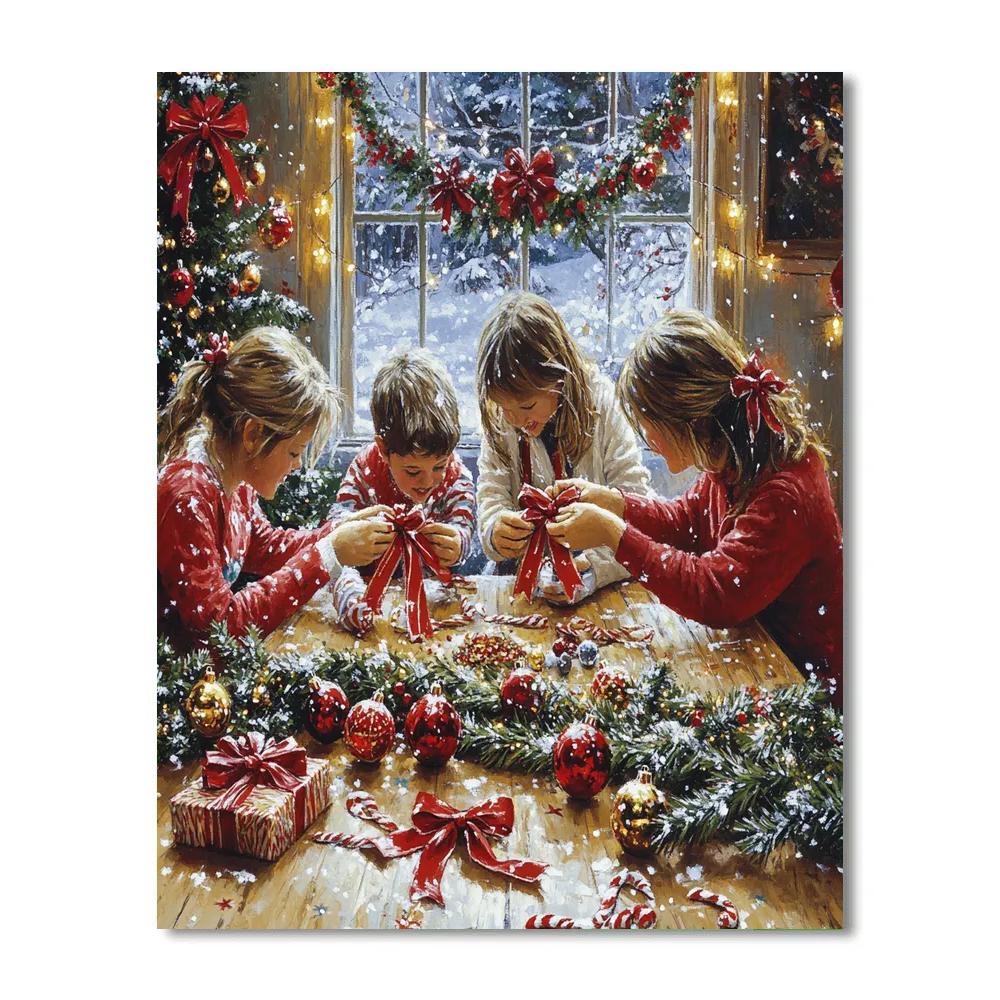 Ornament Workshop Cheer paint by color