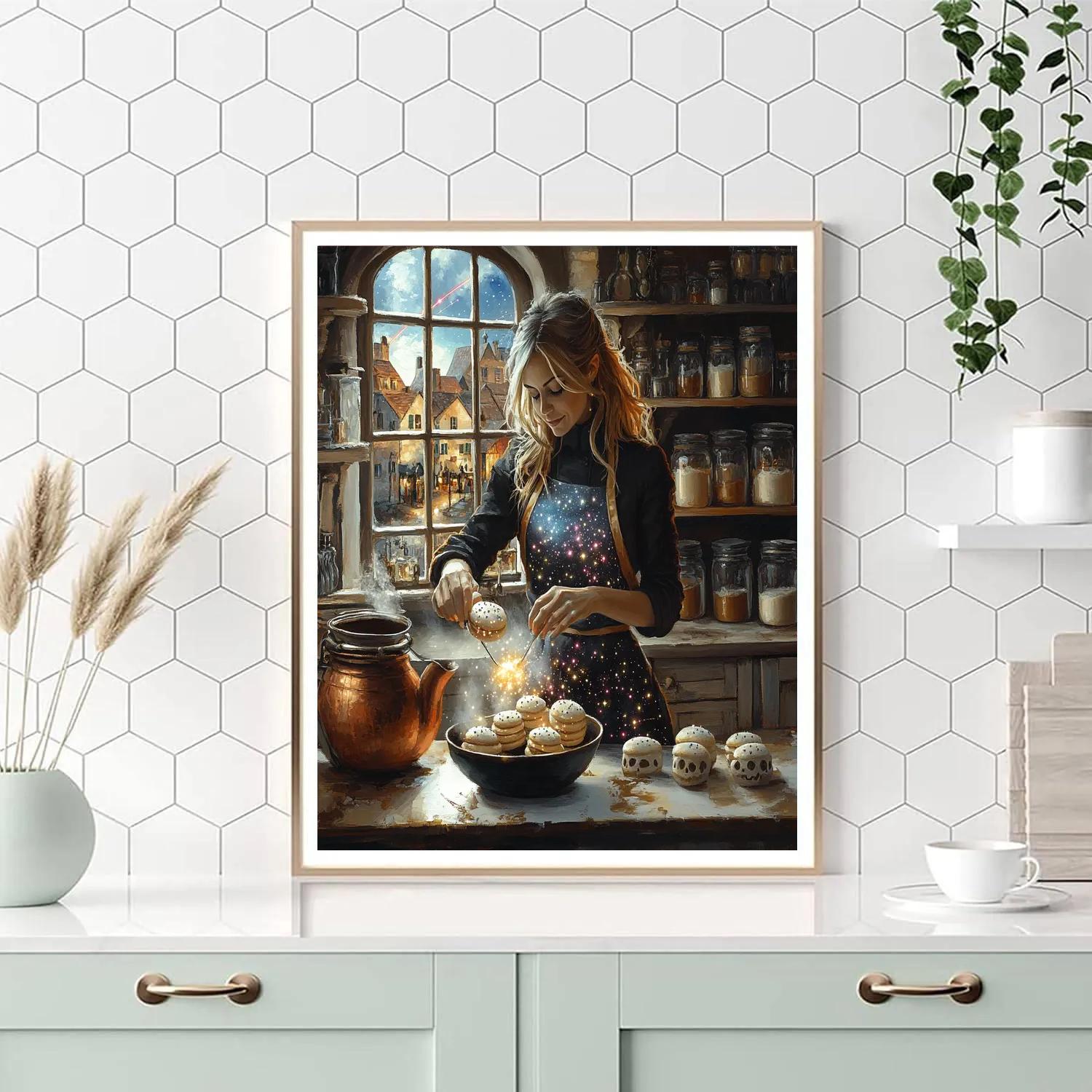 Candy Atelier With Spooky Stardust Cauldron paint by number