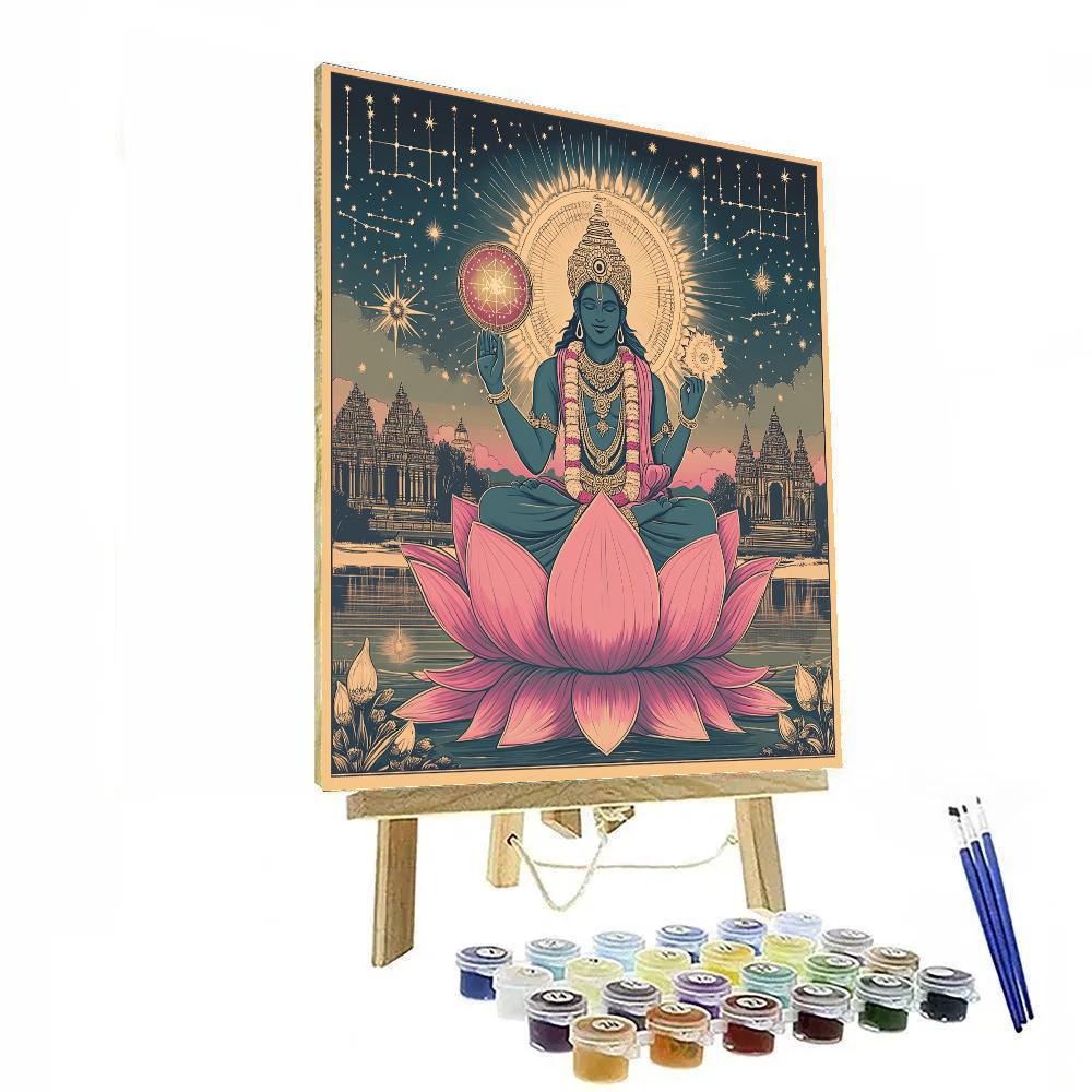 Brahma Lotus Observatory DIY paint by numbers