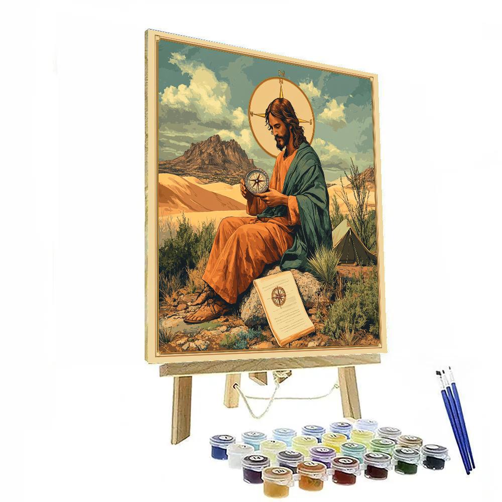Desert Compass Of Jesus Number painting