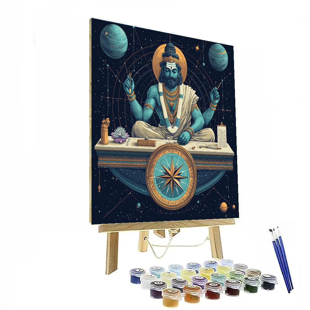 Brahma Crafted Star Compass paint by number