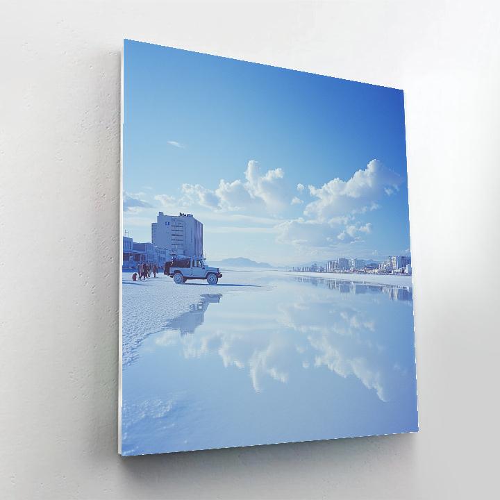 Salar De Uyuni City Gateway View Uyuni Bolivia Number painting