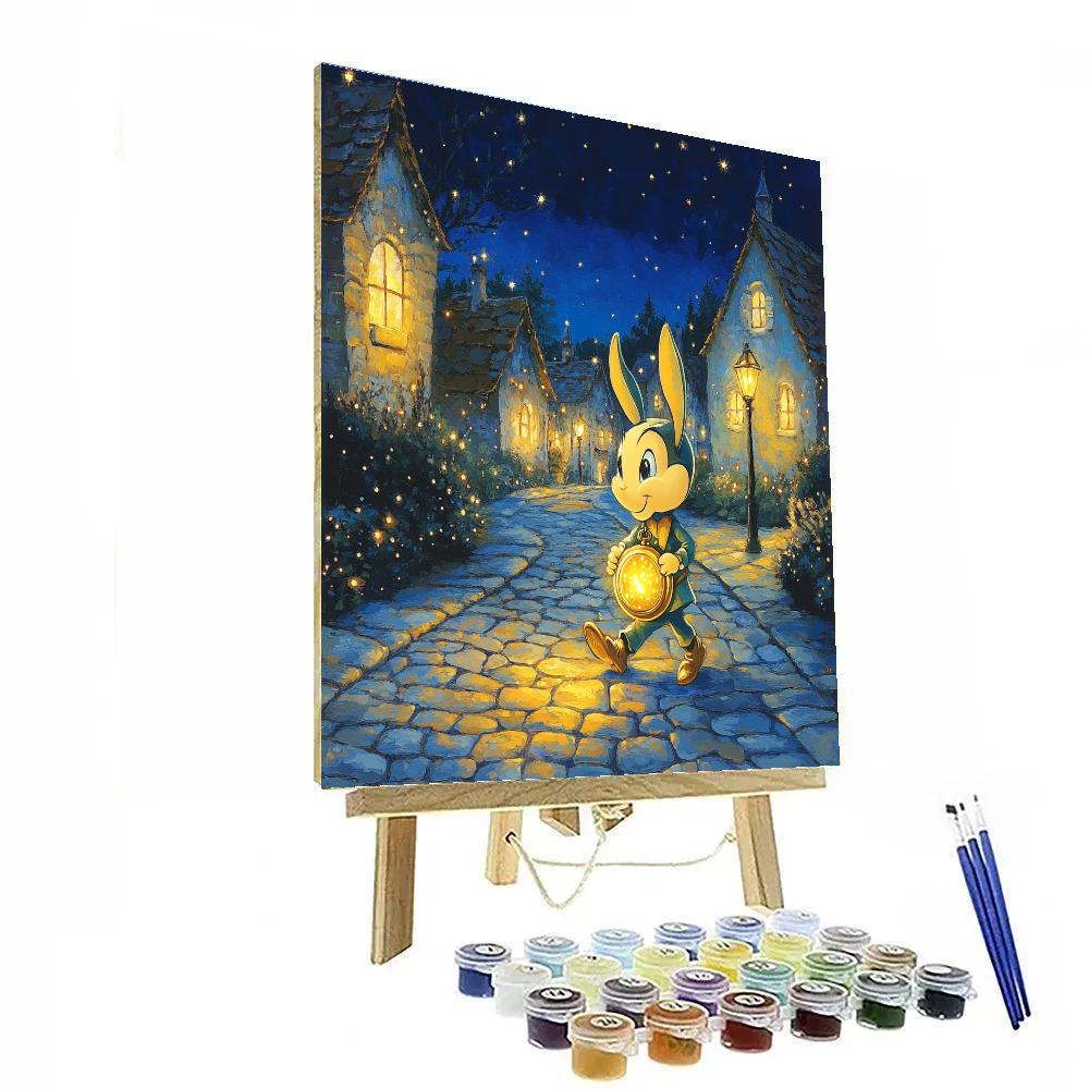 Jiminy Cricket Pocket Watch Stardust Stroll Painting by numbers kit