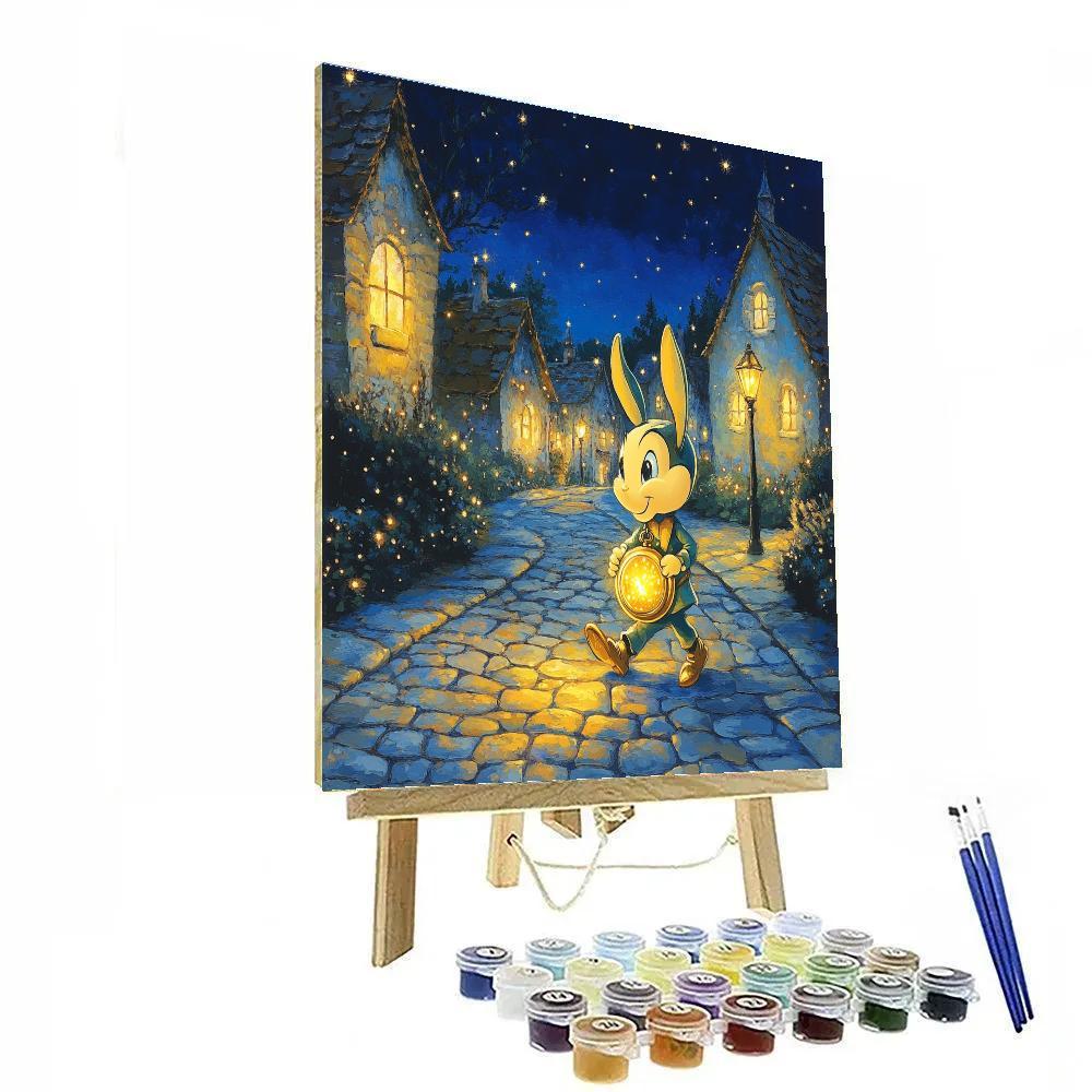 Jiminy Cricket Pocket Watch Stardust Stroll Painting by numbers kit