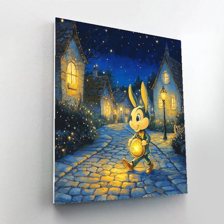 Jiminy Cricket Pocket Watch Stardust Stroll Painting by numbers kit