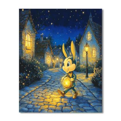 Jiminy Cricket Pocket Watch Stardust Stroll Painting by numbers kit
