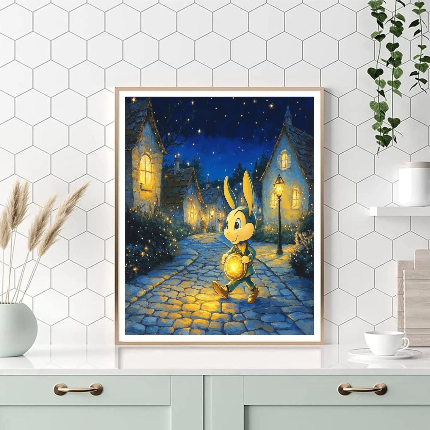 Jiminy Cricket Pocket Watch Stardust Stroll Painting by numbers kit