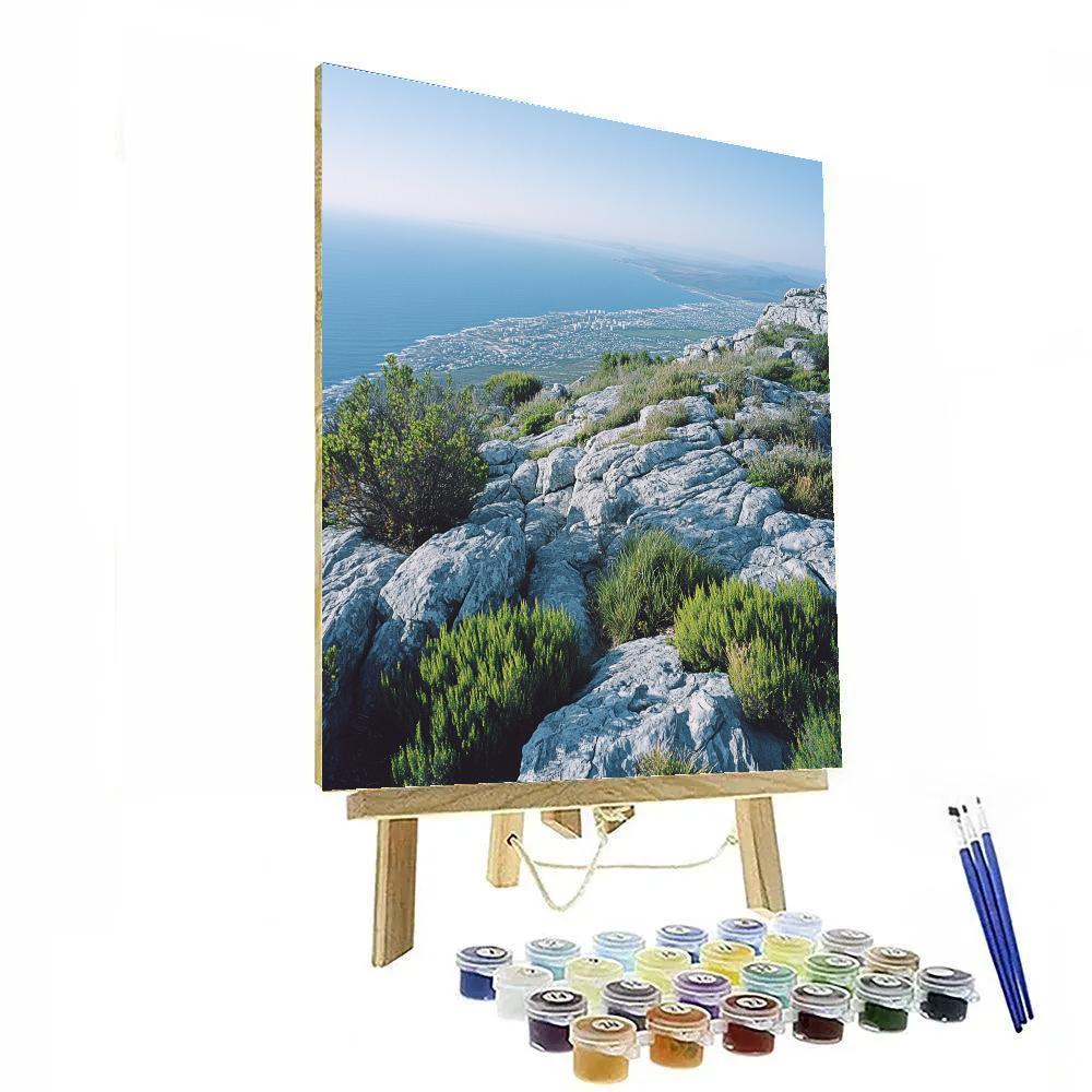 Table Mountain Cableway Upper Station Cape Town South Africa paint by numbers