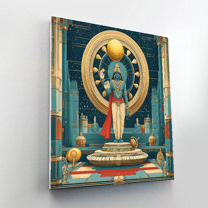 Sudarsana Chakra Observatory paint by number