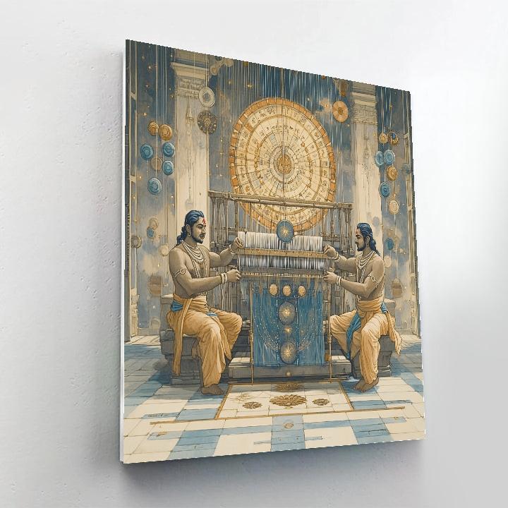 Brahma Time Weave Tapestry Paint by numbers art