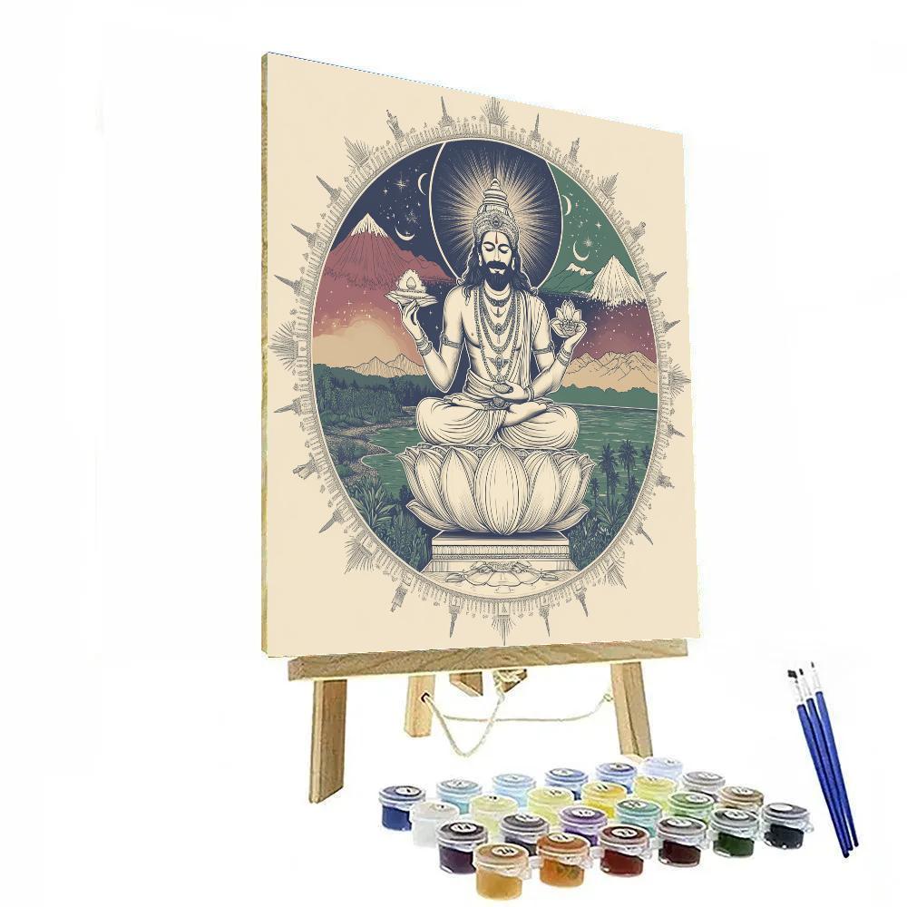 Brahma Mandala Of Four Horizons paint by number