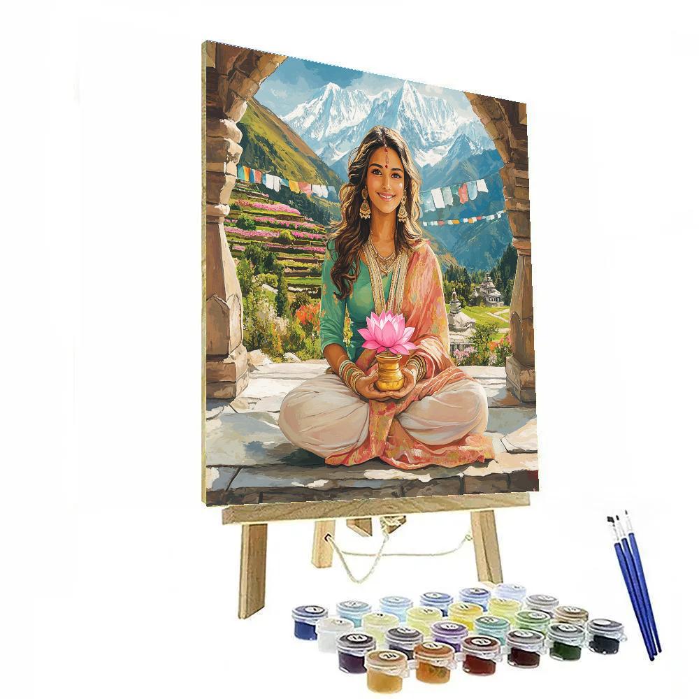 Parvati Of The Mountain Garden Terrace Number painting