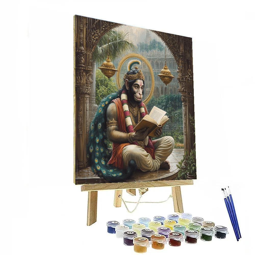 Monsoon Library Hanuman paint by number