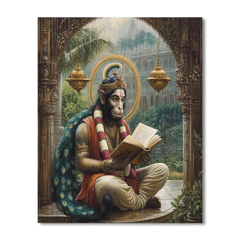 Monsoon Library Hanuman paint by number