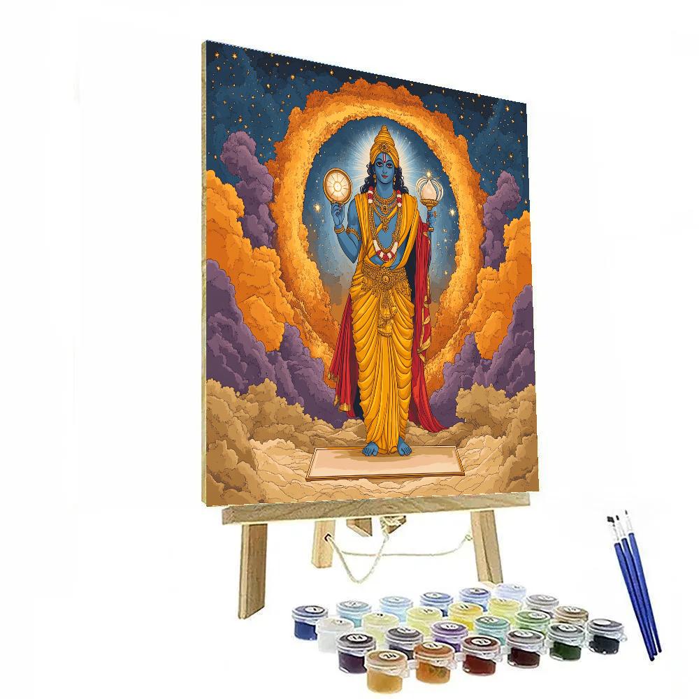 Vishnu At The Hourglass Nebula Gate DIY paint by numbers
