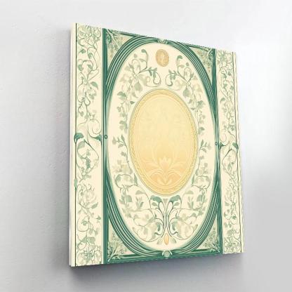 Alphonse Mucha Inspired Lattice Of Vernal Harmonics Paint by numbers kits