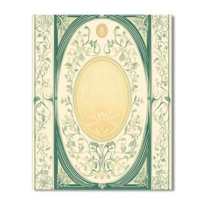 Alphonse Mucha Inspired Lattice Of Vernal Harmonics Paint by numbers kits