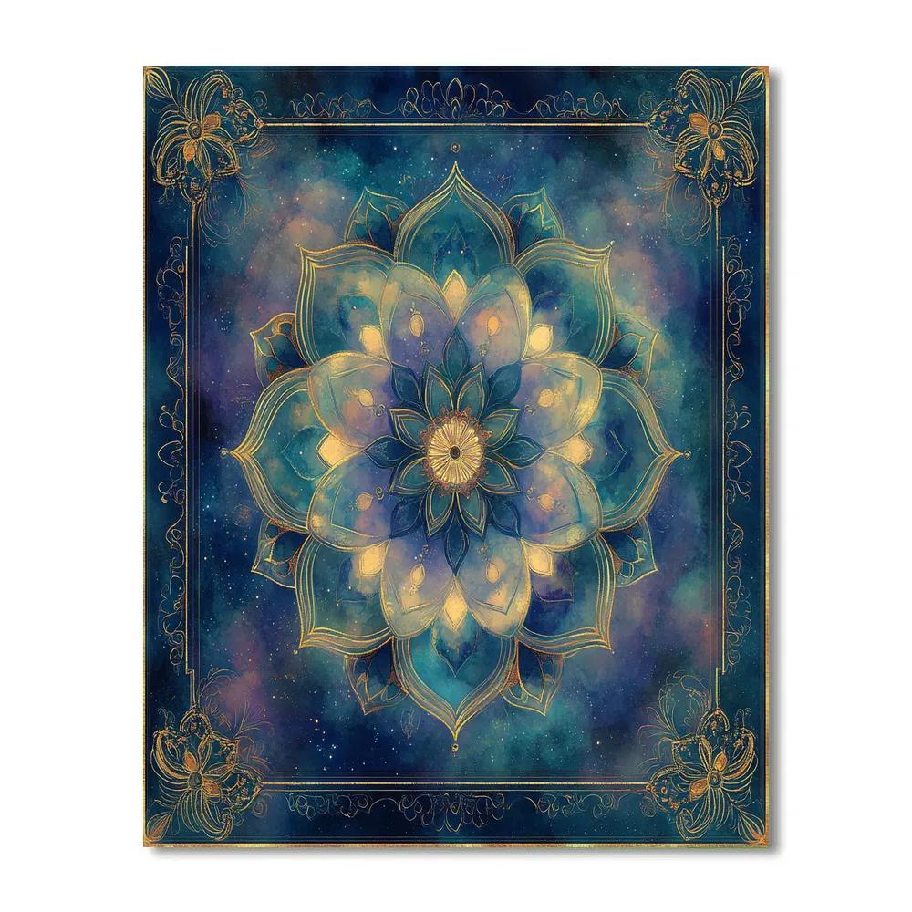 Alphonse Mucha Inspired Nebula Of Quiet Ornament Paint by numbers kits