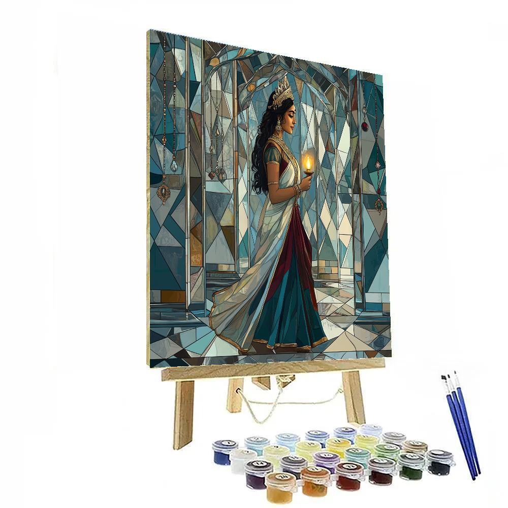 Parvati In The Artisan Mirror Hall Numbered painting kits