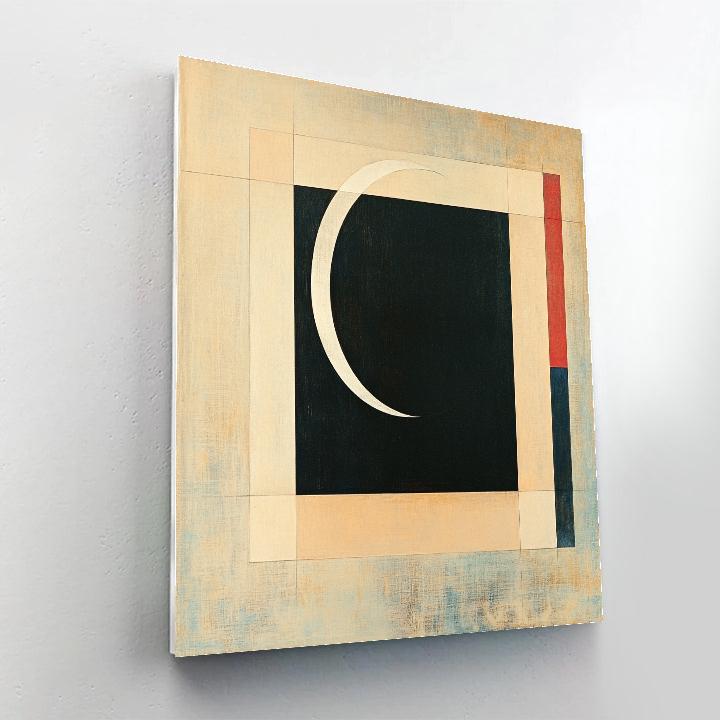 Kazimir Malevich Inspired Event Horizon Silence paint by color