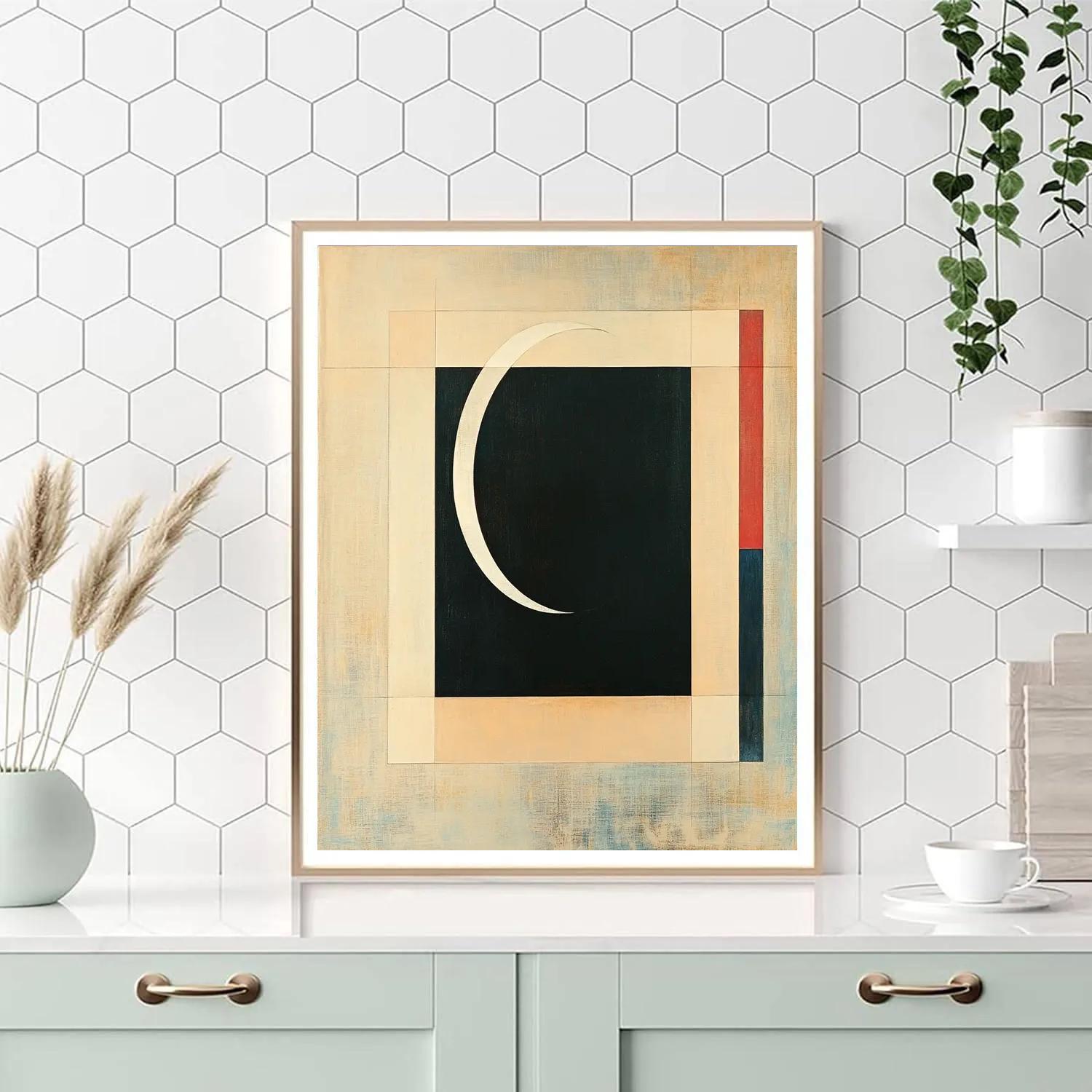 Kazimir Malevich Inspired Event Horizon Silence paint by color