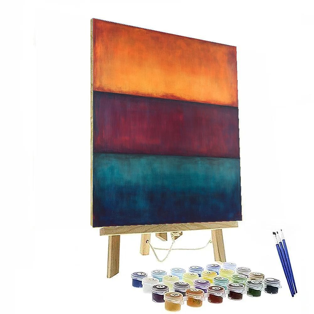 Mark Rothko Inspired Solstice Afterglow Resonance painting number kit