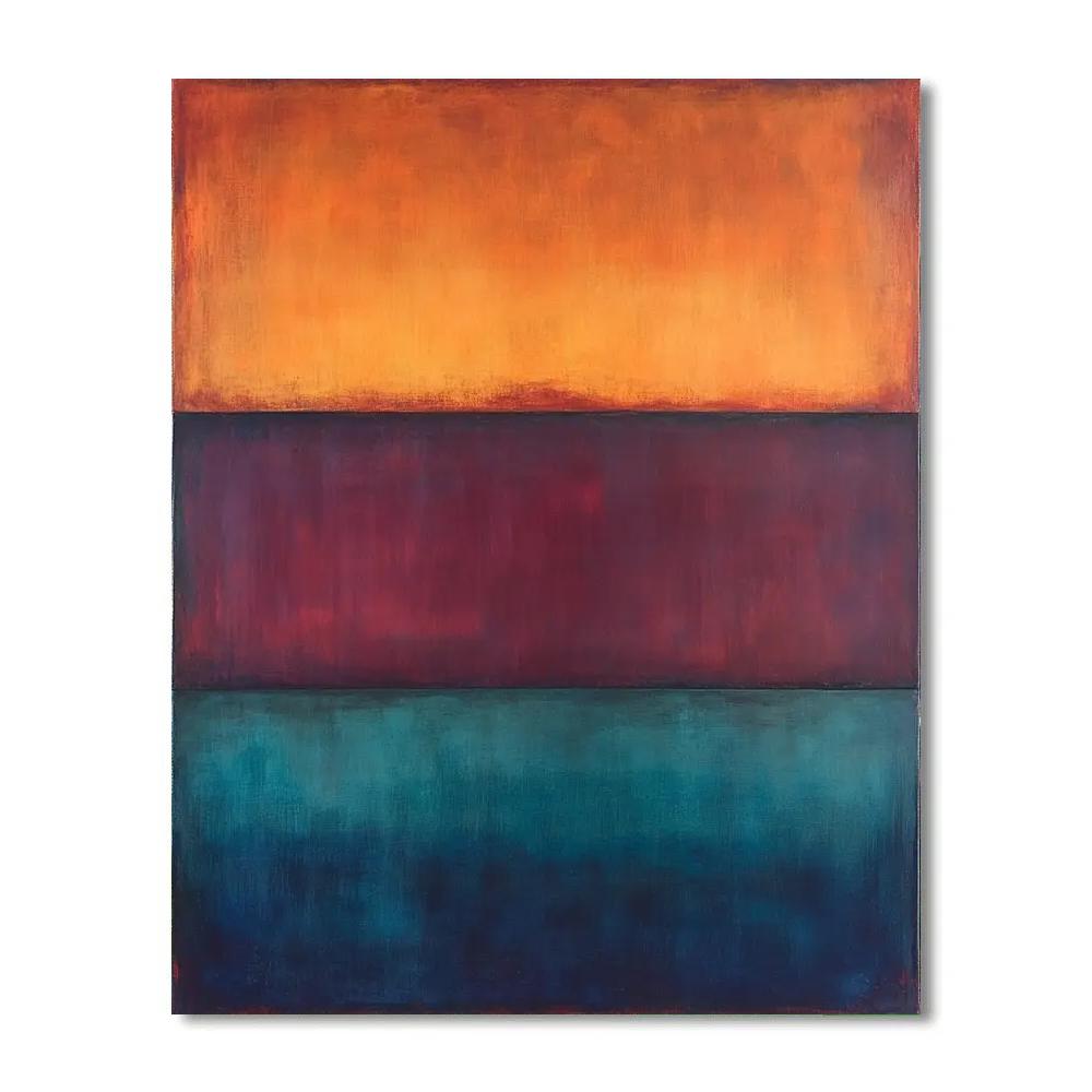 Mark Rothko Inspired Solstice Afterglow Resonance painting number kit