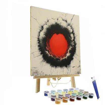 Banksy Inspired Carbon Silence Spiral Painting by numbers kit