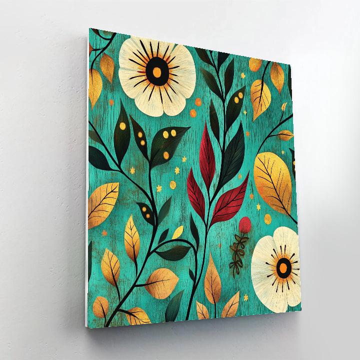 Frida Kahlo Inspired Milagro Garden Of Memory paint by color