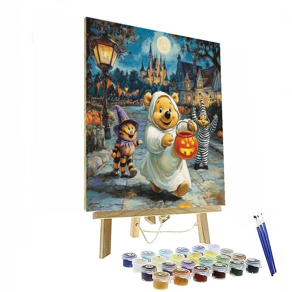 Haunted Honey Parade At Main Street Pumpkin Junction painting number kit
