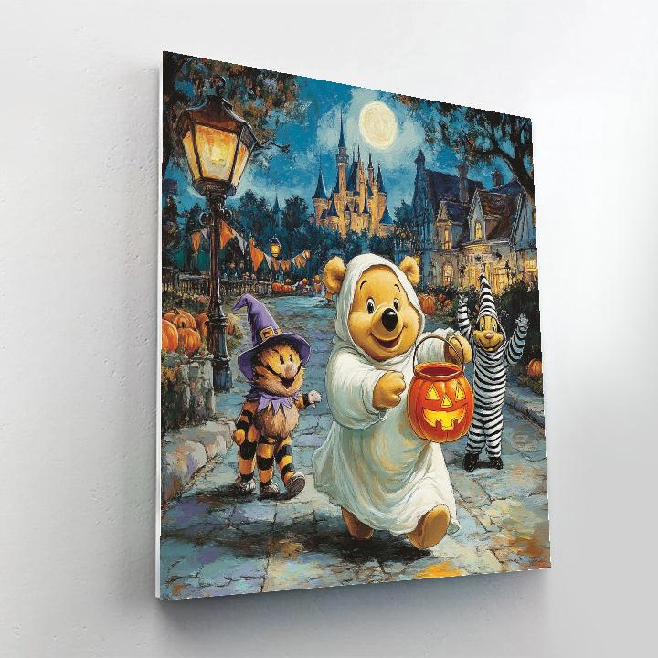 Haunted Honey Parade At Main Street Pumpkin Junction painting number kit