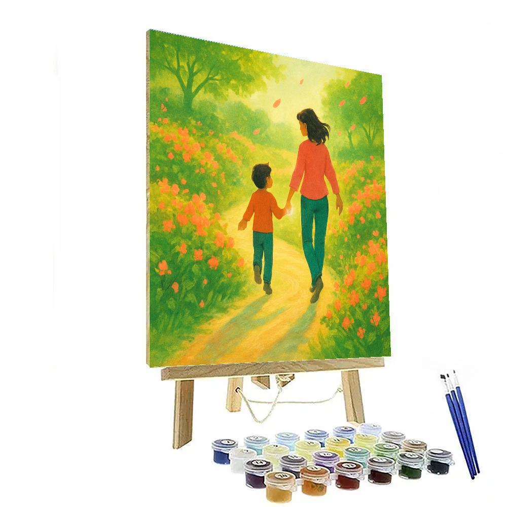 Gravity Garden Handholding Walk Paint by numbers kits