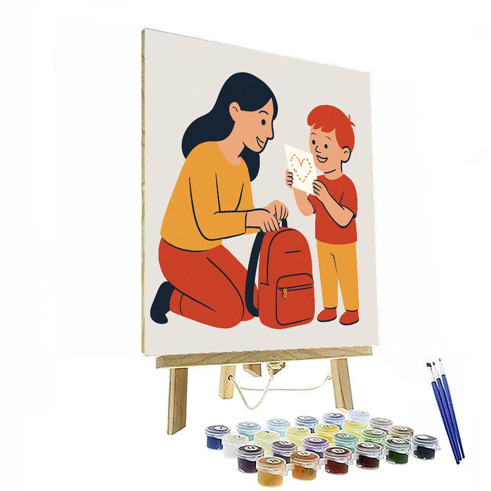 Constellation Lunchbox Note Surprise painting number kit